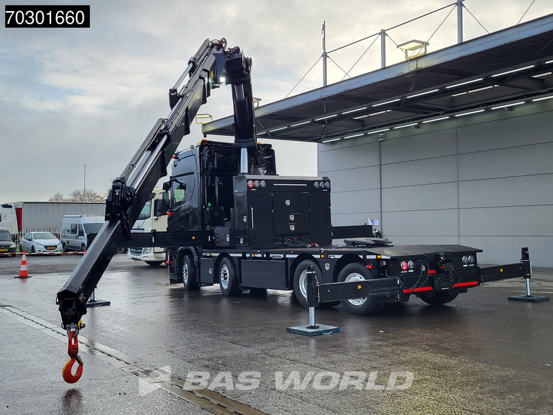 Scania S660 8X2 HMF 9520OK-RCS Crane Kran Fifth wheel Full Air Lift+steering axle - יחידת טרקטור: תמונה 5 Scania S660 8X2 HMF 9520OK-RCS Crane Kran Fifth wheel Full Air Lift+steering axle - יחידת טרקטור: תמונה 5