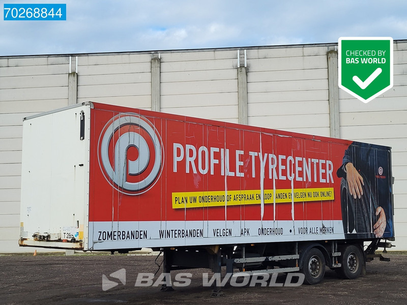 Schmitz Cargobull SKO18 2 axles Tailgate Lenkachse LBW - סמיטריילר בתיבה סגורה: תמונה 1 Schmitz Cargobull SKO18 2 axles Tailgate Lenkachse LBW - סמיטריילר בתיבה סגורה: תמונה 1