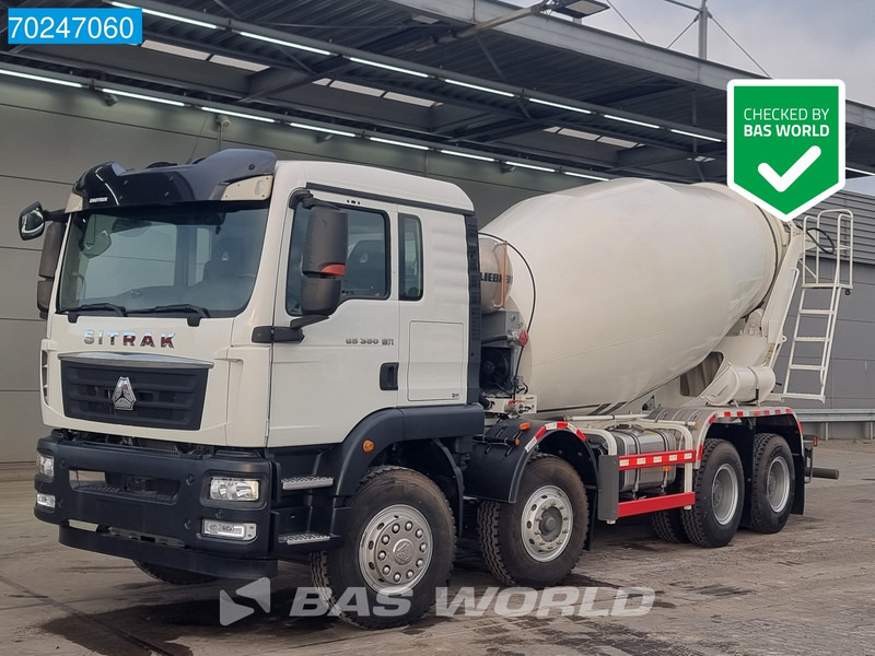 Sitrak G5 350 8X4 8m3 Liebherr HTM 804 H Mixer Big-Axle Steelsuspension - משאית מערבלת בטון: תמונה 1 Sitrak G5 350 8X4 8m3 Liebherr HTM 804 H Mixer Big-Axle Steelsuspension - משאית מערבלת בטון: תמונה 1