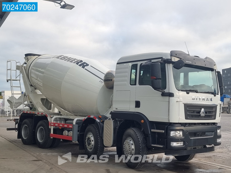 Sitrak G5 350 8X4 8m3 Liebherr HTM 804 H Mixer Big-Axle Steelsuspension - משאית מערבלת בטון: תמונה 3 Sitrak G5 350 8X4 8m3 Liebherr HTM 804 H Mixer Big-Axle Steelsuspension - משאית מערבלת בטון: תמונה 3