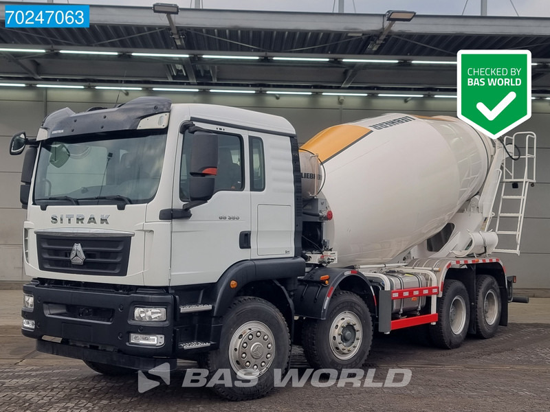 Sitrak G5.350 8X4 NEW! 8m3 Liebherr Mixer Steel suspension - משאית מערבלת בטון: תמונה 1 Sitrak G5.350 8X4 NEW! 8m3 Liebherr Mixer Steel suspension - משאית מערבלת בטון: תמונה 1