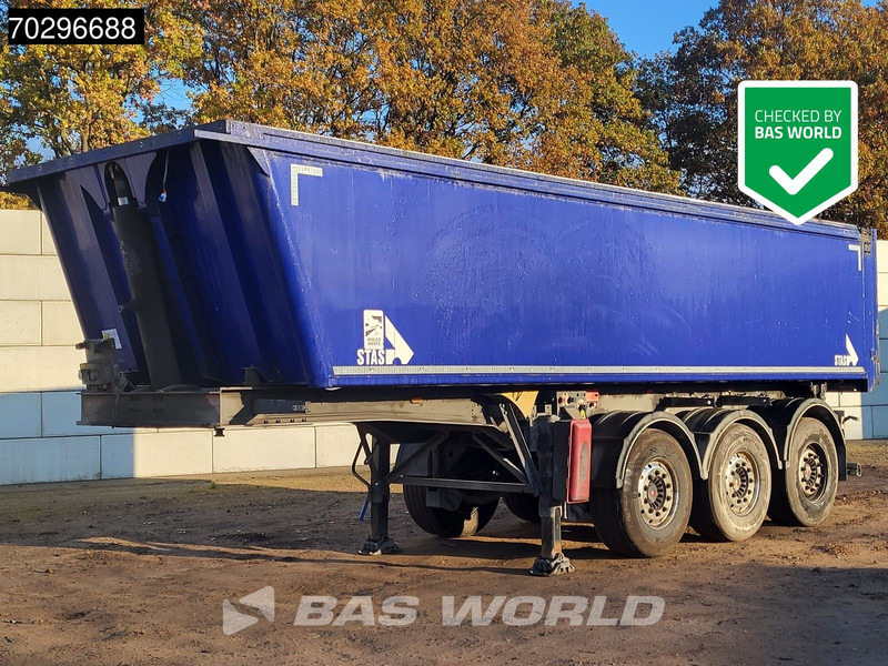Stas S300CX 28m3 Lifting Axle - סמיטריילר עם מזהיר: תמונה 1 Stas S300CX 28m3 Lifting Axle - סמיטריילר עם מזהיר: תמונה 1