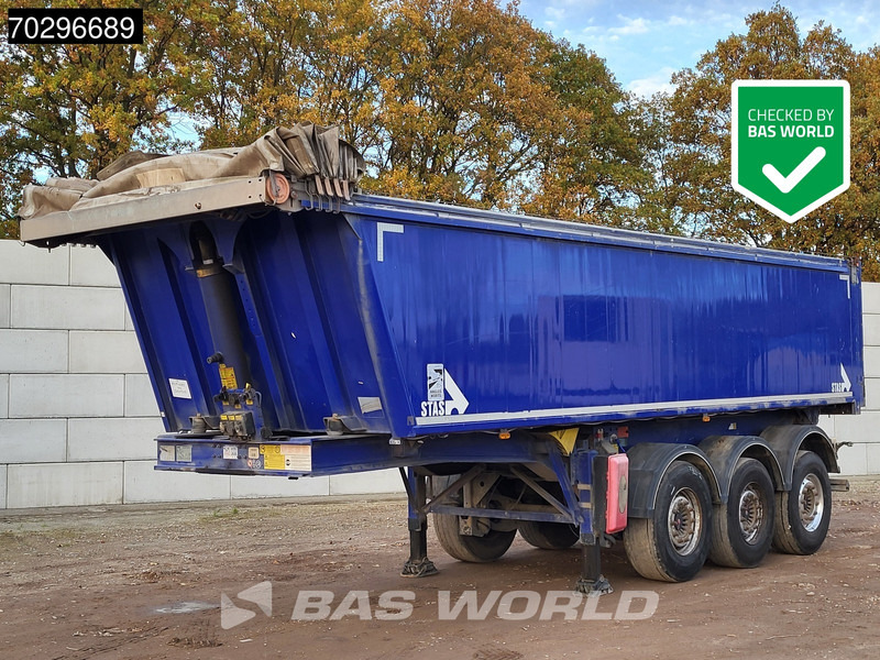 Stas S300CX 29m3 Lifting Axle - סמיטריילר עם מזהיר: תמונה 1 Stas S300CX 29m3 Lifting Axle - סמיטריילר עם מזהיר: תמונה 1