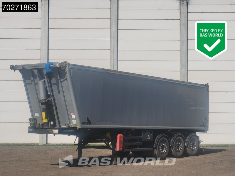Stas S300CX 3 axles 47m3 Liftachse ALU - סמיטריילר עם מזהיר: תמונה 1 Stas S300CX 3 axles 47m3 Liftachse ALU - סמיטריילר עם מזהיר: תמונה 1