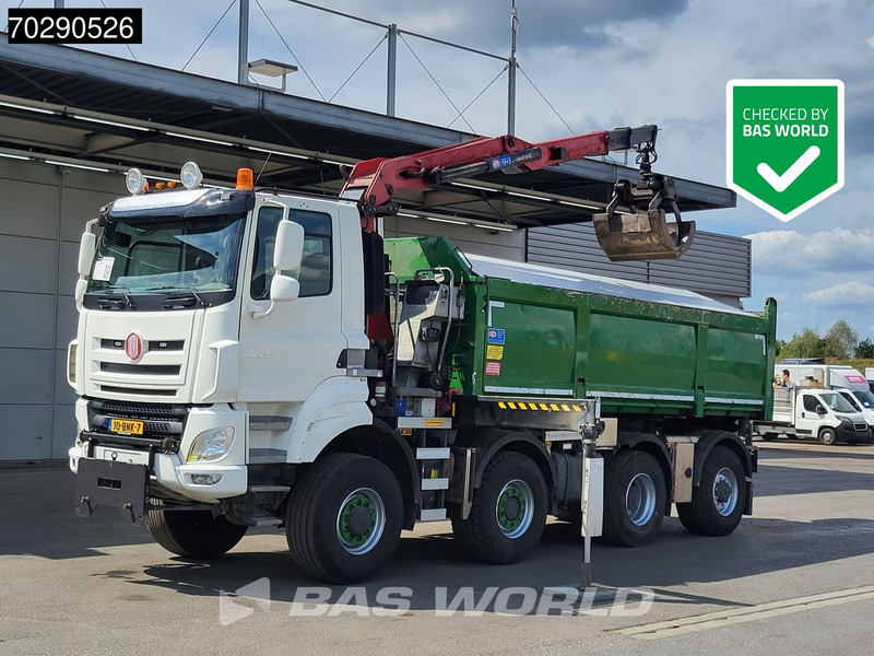 Tatra Tatra Phoenix 8P6R43/Phoenix 8X6 NL-Truck HMF 1943Z Crane 17m3 HSW Big-Axle Steering-Axle 8x6 Automatic Euro 6 - מזהיר, משאית מנוף: תמונה 1 Tatra Tatra Phoenix 8P6R43/Phoenix 8X6 NL-Truck HMF 1943Z Crane 17m3 HSW Big-Axle Steering-Axle 8x6 Automatic Euro 6 - מזהיר, משאית מנוף: תמונה 1