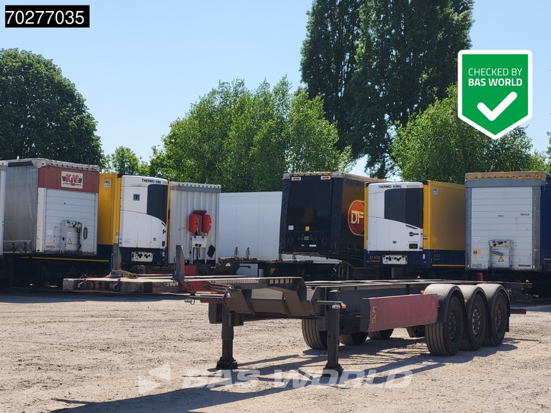 Van Hool 3 axles - סמיטריילר מוביל מכולות/ החלפת גוף: תמונה 1 Van Hool 3 axles - סמיטריילר מוביל מכולות/ החלפת גוף: תמונה 1