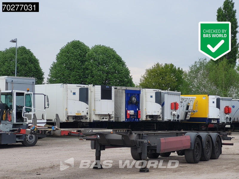 Van Hool 3 axles - סמיטריילר מוביל מכולות/ החלפת גוף: תמונה 1 Van Hool 3 axles - סמיטריילר מוביל מכולות/ החלפת גוף: תמונה 1