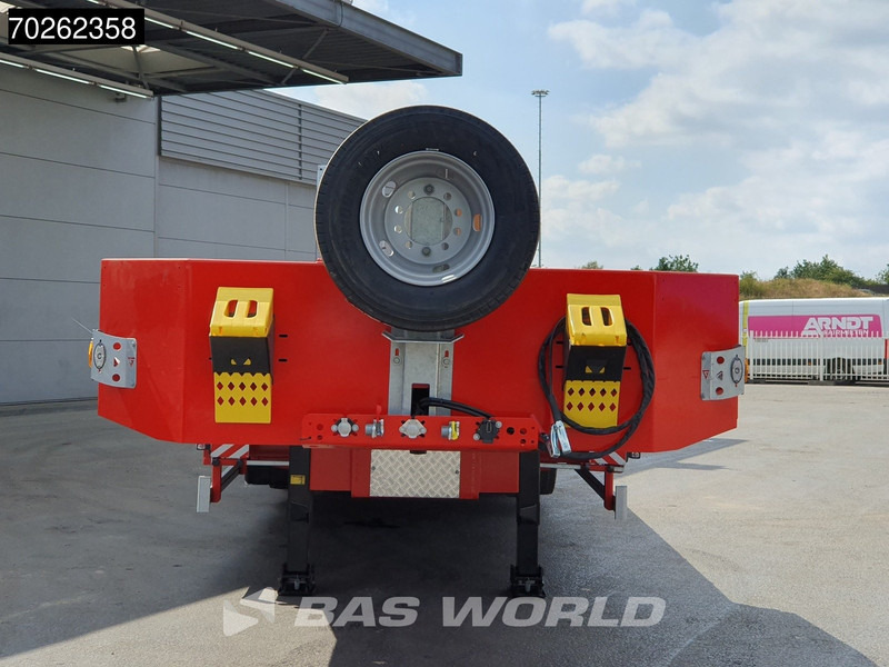 חָדָשׁ סמיטריילר עם מטען נמוך Vega STANDARD LOWBED 2 axles Lift + 2xLenkachse Hydraulic Ramps: תמונה 7