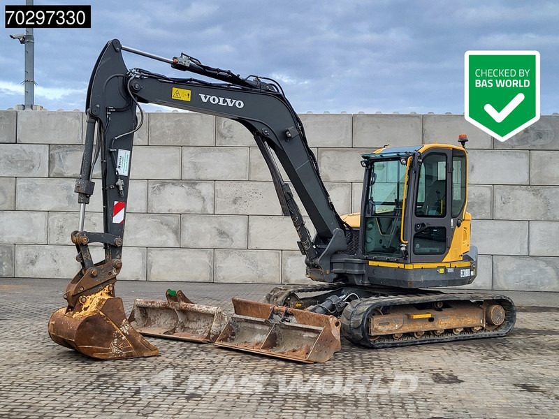 Volvo ECR88 D A/C - 3 BUCKETS - מיני מחפר: תמונה 1 Volvo ECR88 D A/C - 3 BUCKETS - מיני מחפר: תמונה 1