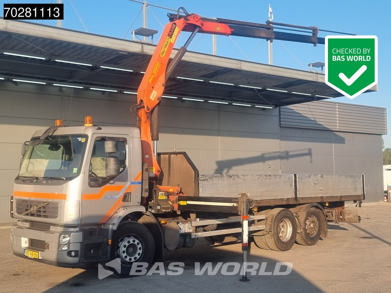 Volvo FE 280 6X2 NL-Truck Palfinger PK15500 Kran Crane Manual Liftachse Euro 4 - משאית צד נופל/ שטוחה, משאית מנוף: תמונה 1 Volvo FE 280 6X2 NL-Truck Palfinger PK15500 Kran Crane Manual Liftachse Euro 4 - משאית צד נופל/ שטוחה, משאית מנוף: תמונה 1