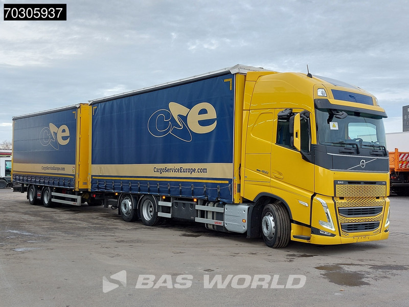 Volvo FH 460 6X2 Curtainsider Combi LNG Engine Sliding roof I-Park cool VEB+ - משאית וילונות צד: תמונה 3 Volvo FH 460 6X2 Curtainsider Combi LNG Engine Sliding roof I-Park cool VEB+ - משאית וילונות צד: תמונה 3
