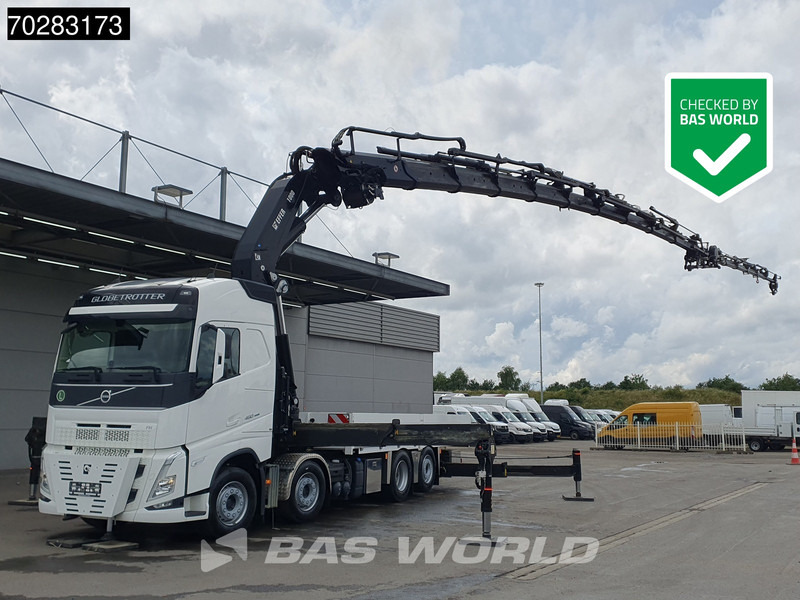 Volvo FH 460 8X2 Effer 1000 9S/6S Crane Kran Winch JIB Lift-Lenkachse Euro 6 - משאית צד נופל/ שטוחה, משאית מנוף: תמונה 1 Volvo FH 460 8X2 Effer 1000 9S/6S Crane Kran Winch JIB Lift-Lenkachse Euro 6 - משאית צד נופל/ שטוחה, משאית מנוף: תמונה 1