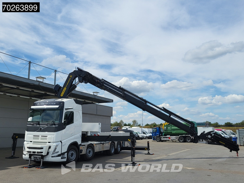 Volvo FH 500 8X2 NEW! Palfinger PK92002 SH 8+6 JIB Crane Kran 3.5t Winch Lift+Steering Axle - משאית צד נופל/ שטוחה, משאית מנוף: תמונה 5 Volvo FH 500 8X2 NEW! Palfinger PK92002 SH 8+6 JIB Crane Kran 3.5t Winch Lift+Steering Axle - משאית צד נופל/ שטוחה, משאית מנוף: תמונה 5