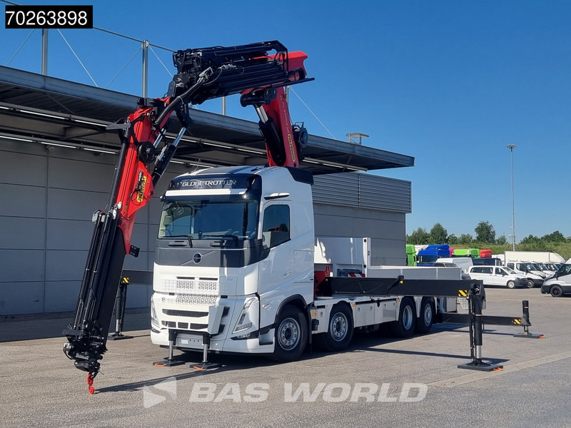 Volvo FH 500 8X2 NEW! Palfinger PK92002 SH 8+6 JIB Crane Kran Winch Lift-Lenkachse Navi - משאית צד נופל/ שטוחה, משאית מנוף: תמונה 5 Volvo FH 500 8X2 NEW! Palfinger PK92002 SH 8+6 JIB Crane Kran Winch Lift-Lenkachse Navi - משאית צד נופל/ שטוחה, משאית מנוף: תמונה 5