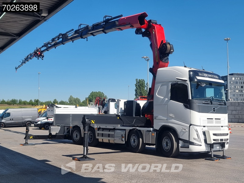 Volvo FH 500 8X2 Palfinger PK92002 SH JIB Kran Lift-Lenkachse Navi Euro 6 - משאית צד נופל/ שטוחה, משאית מנוף: תמונה 2 Volvo FH 500 8X2 Palfinger PK92002 SH JIB Kran Lift-Lenkachse Navi Euro 6 - משאית צד נופל/ שטוחה, משאית מנוף: תמונה 2