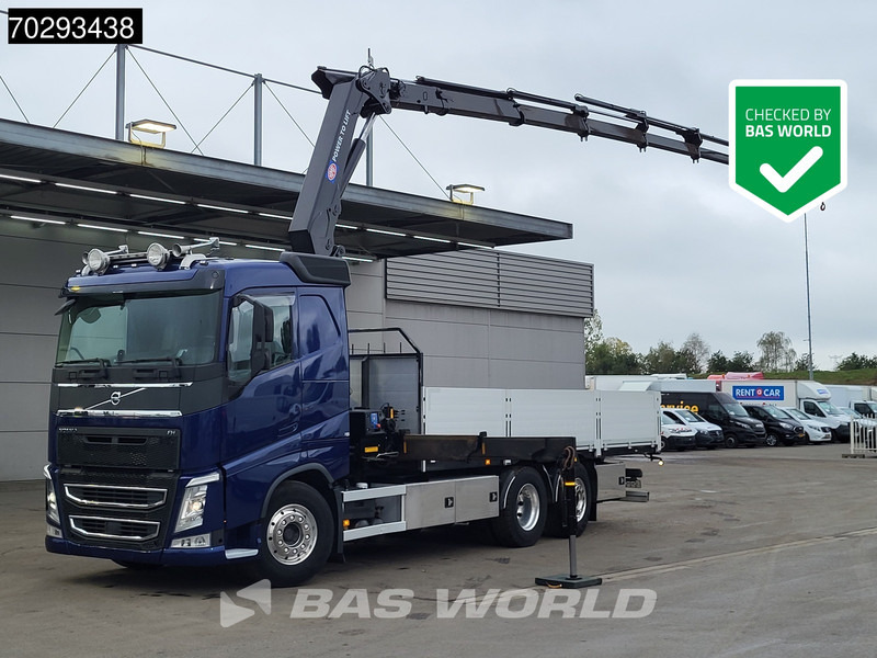 Volvo FH 500 FH 6X2 HMF 2620K-RC Crane Xenon Lift+Steering-Axle Automatic Euro 6 - משאית צד נופל/ שטוחה, משאית מנוף: תמונה 1 Volvo FH 500 FH 6X2 HMF 2620K-RC Crane Xenon Lift+Steering-Axle Automatic Euro 6 - משאית צד נופל/ שטוחה, משאית מנוף: תמונה 1