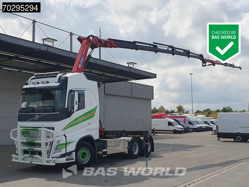 Volvo FH 500 FH 6X4 Full-Air Liftachse HMF 2820K-RCS Crane+JIB Remote Control I-ParkCool VDS LED Kran - משאית צד נופל/ שטוחה, משאית מנוף: תמונה 1 Volvo FH 500 FH 6X4 Full-Air Liftachse HMF 2820K-RCS Crane+JIB Remote Control I-ParkCool VDS LED Kran - משאית צד נופל/ שטוחה, משאית מנוף: תמונה 1
