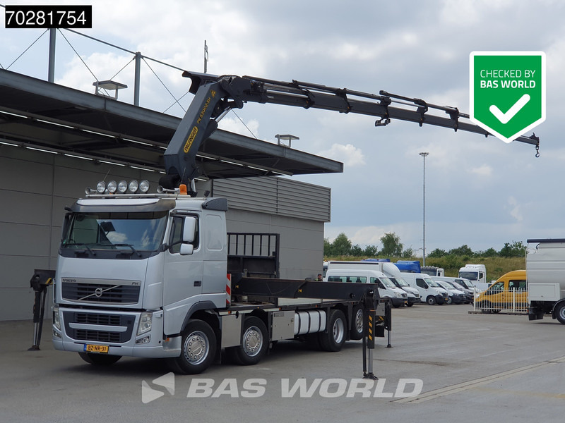 Volvo FH 500 FH 8X2 NL-Truck Palfinger PK53002SH Kran Crane Lift+ steering VEB+ Euro 5 - משאית צד נופל/ שטוחה, משאית מנוף: תמונה 1 Volvo FH 500 FH 8X2 NL-Truck Palfinger PK53002SH Kran Crane Lift+ steering VEB+ Euro 5 - משאית צד נופל/ שטוחה, משאית מנוף: תמונה 1