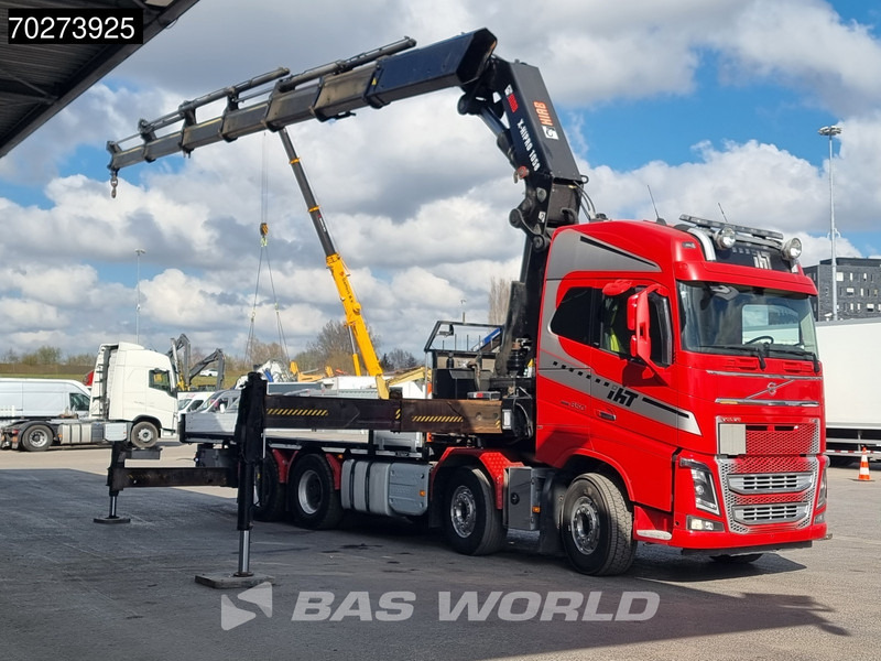 Volvo FH16 650 8X4 Hiab X-HIPRO 1058EP-6 Kran Crane ADR Lift+Lenkachse Euro 6 - משאית צד נופל/ שטוחה, משאית מנוף: תמונה 2 Volvo FH16 650 8X4 Hiab X-HIPRO 1058EP-6 Kran Crane ADR Lift+Lenkachse Euro 6 - משאית צד נופל/ שטוחה, משאית מנוף: תמונה 2
