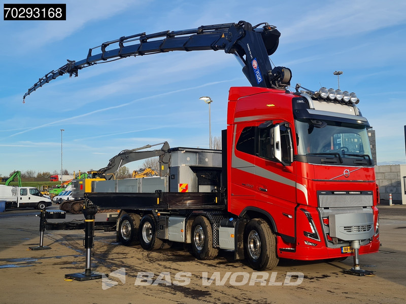 Volvo FH16 650 FH16 8X2 Tractorhead HMF 7020K-RCS Crane + Fly-Jib Lift+Steering Axle Navi ACC - יחידת טרקטור: תמונה 3 Volvo FH16 650 FH16 8X2 Tractorhead HMF 7020K-RCS Crane + Fly-Jib Lift+Steering Axle Navi ACC - יחידת טרקטור: תמונה 3