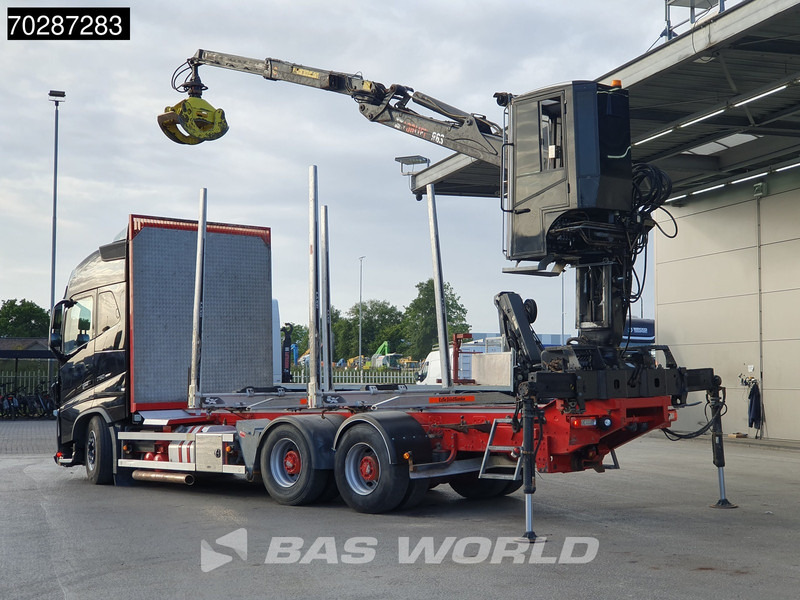 Volvo FH16 750 FH16 6X4 HIAB E96S 79 Crane Retarder Dynamic-Steering Euro 6 - משאית עץ, משאית מנוף: תמונה 2 Volvo FH16 750 FH16 6X4 HIAB E96S 79 Crane Retarder Dynamic-Steering Euro 6 - משאית עץ, משאית מנוף: תמונה 2