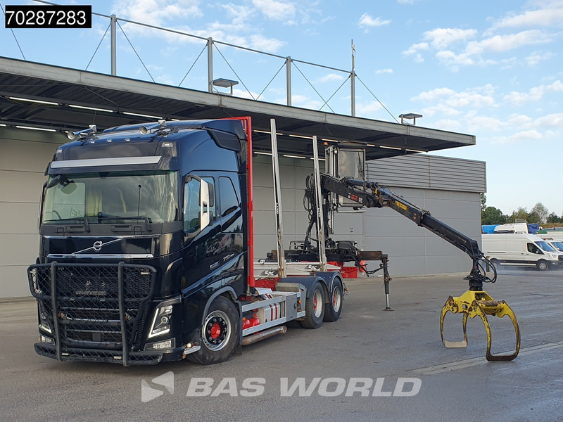 Volvo FH16 750 FH16 6X4 HIAB E96S 79 wood crane Retarder Dynamic-Steering Big-Axle Euro 6 - משאית עץ, משאית מנוף: תמונה 5 Volvo FH16 750 FH16 6X4 HIAB E96S 79 wood crane Retarder Dynamic-Steering Big-Axle Euro 6 - משאית עץ, משאית מנוף: תמונה 5
