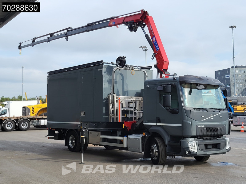 Volvo FL 250 4X2 Mobile workshop HMF 1320K-RCS Crane manbasket 2000kg Ladebordwand - משאית, משאית מנוף: תמונה 3 Volvo FL 250 4X2 Mobile workshop HMF 1320K-RCS Crane manbasket 2000kg Ladebordwand - משאית, משאית מנוף: תמונה 3