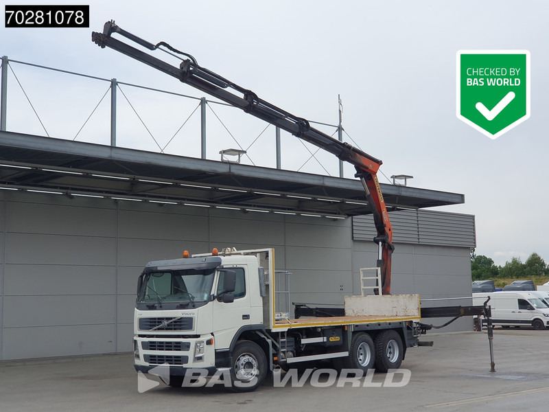 Volvo FM 340 6X4 Palfinger PK17000 Manual Full Steel Kraan Crane - משאית צד נופל/ שטוחה, משאית מנוף: תמונה 1 Volvo FM 340 6X4 Palfinger PK17000 Manual Full Steel Kraan Crane - משאית צד נופל/ שטוחה, משאית מנוף: תמונה 1