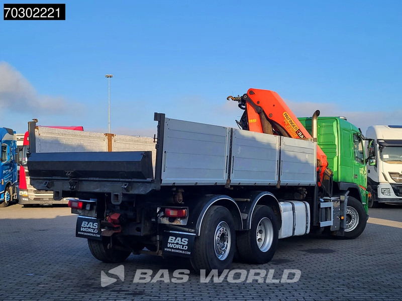 Volvo FM 340 FM 6X2 Palfinger PK23002 Crane 10m3 3-way tipper Lift+steering axle Euro 5 - מזהיר, משאית מנוף: תמונה 5 Volvo FM 340 FM 6X2 Palfinger PK23002 Crane 10m3 3-way tipper Lift+steering axle Euro 5 - מזהיר, משאית מנוף: תמונה 5