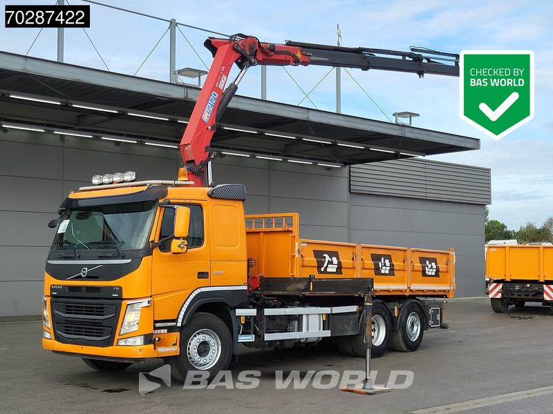 Volvo FM 420 6X2 HMF 2120 K 4 Crane Lift+lenkasche Euro 6 - מזהיר, משאית מנוף: תמונה 1 Volvo FM 420 6X2 HMF 2120 K 4 Crane Lift+lenkasche Euro 6 - מזהיר, משאית מנוף: תמונה 1