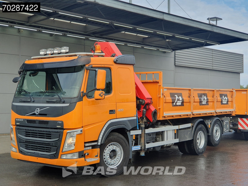 Volvo FM 420 6X2 HMF 2120 K 4 Crane Lift+lenkasche Euro 6 - מזהיר, משאית מנוף: תמונה 3 Volvo FM 420 6X2 HMF 2120 K 4 Crane Lift+lenkasche Euro 6 - מזהיר, משאית מנוף: תמונה 3
