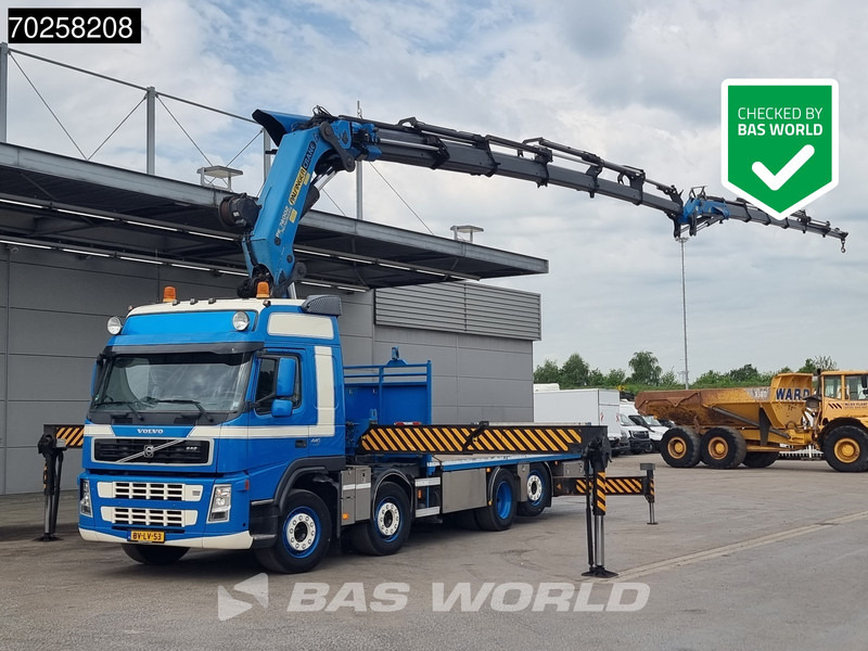 Volvo FM 440 8X2 Palfinger PK74002 Crane Kran + JIB + Winch Lift-Lenkachse Euro 5 - משאית צד נופל/ שטוחה, משאית מנוף: תמונה 1 Volvo FM 440 8X2 Palfinger PK74002 Crane Kran + JIB + Winch Lift-Lenkachse Euro 5 - משאית צד נופל/ שטוחה, משאית מנוף: תמונה 1