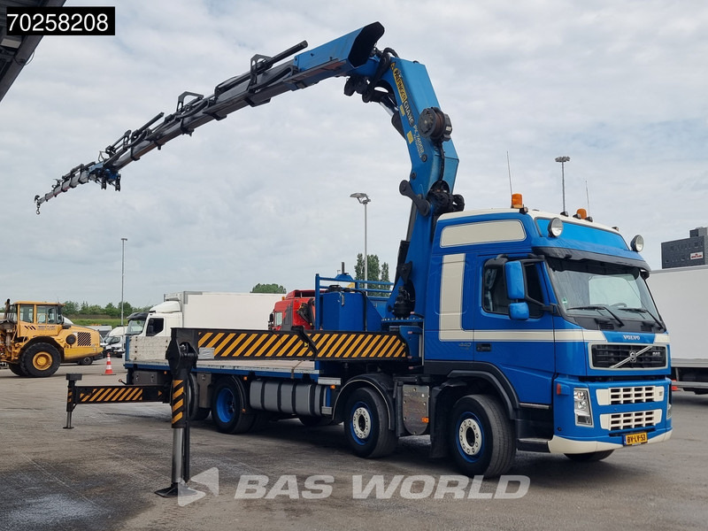 Volvo FM 440 8X2 Palfinger PK74002 + JIB + Winch Lift-Lenkachse Euro 5 - משאית צד נופל/ שטוחה, משאית מנוף: תמונה 3 Volvo FM 440 8X2 Palfinger PK74002 + JIB + Winch Lift-Lenkachse Euro 5 - משאית צד נופל/ שטוחה, משאית מנוף: תמונה 3