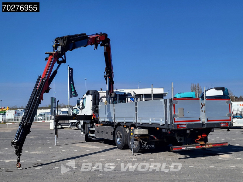 Volvo FM 450 6X2 HMF 3220 Crane Kran Lift-Lenkachse VEB+ Euro 6 - משאית צד נופל/ שטוחה, משאית מנוף: תמונה 3 Volvo FM 450 6X2 HMF 3220 Crane Kran Lift-Lenkachse VEB+ Euro 6 - משאית צד נופל/ שטוחה, משאית מנוף: תמונה 3