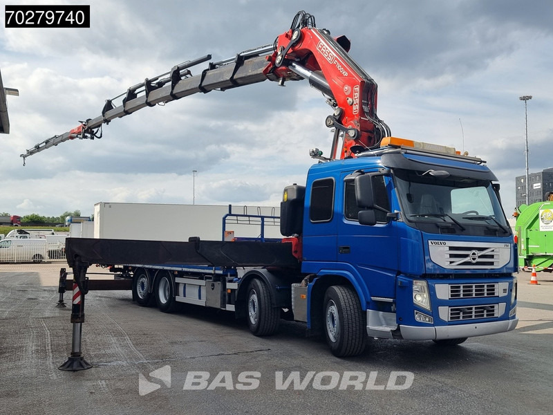 Volvo FM 450 8X2 FASSI 100 Ton/Meter Crane Kran 7 + 6 Jib Lift+steering Axle Euro 5 - משאית צד נופל/ שטוחה, משאית מנוף: תמונה 3 Volvo FM 450 8X2 FASSI 100 Ton/Meter Crane Kran 7 + 6 Jib Lift+steering Axle Euro 5 - משאית צד נופל/ שטוחה, משאית מנוף: תמונה 3