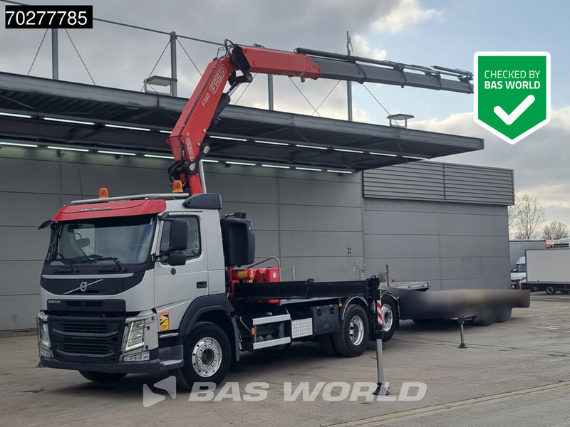 Volvo FM 460 6X2 Fassi F365A.2.25 E-Dynamic Retarder Euro 6 Kraan Crane - משאית צד נופל/ שטוחה, משאית מנוף: תמונה 1 Volvo FM 460 6X2 Fassi F365A.2.25 E-Dynamic Retarder Euro 6 Kraan Crane - משאית צד נופל/ שטוחה, משאית מנוף: תמונה 1