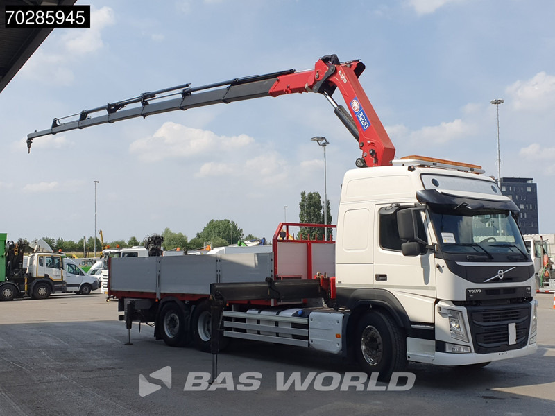 Volvo FM 500 6X2 HMF 3220-K7 Crane Kran Lift-Steering Axle Euro 6 - משאית צד נופל/ שטוחה, משאית מנוף: תמונה 3 Volvo FM 500 6X2 HMF 3220-K7 Crane Kran Lift-Steering Axle Euro 6 - משאית צד נופל/ שטוחה, משאית מנוף: תמונה 3