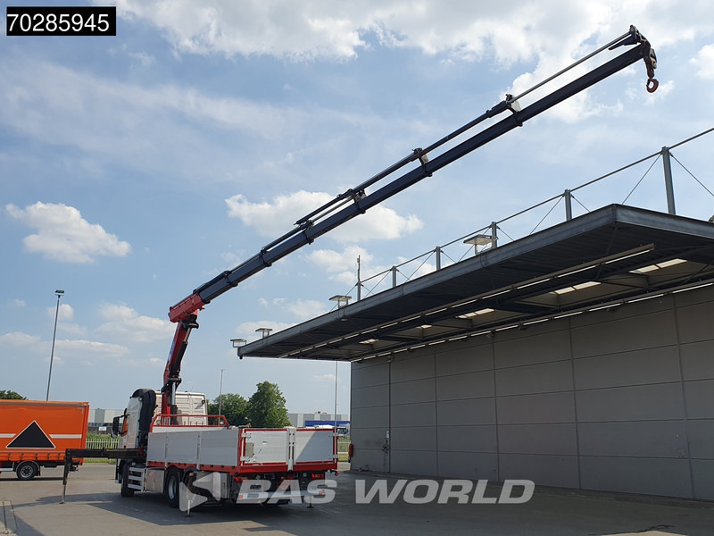 Volvo FM 500 6X2 HMF 3220-K7 Crane Kran Lift-Steering Axle Euro 6 - משאית צד נופל/ שטוחה, משאית מנוף: תמונה 2 Volvo FM 500 6X2 HMF 3220-K7 Crane Kran Lift-Steering Axle Euro 6 - משאית צד נופל/ שטוחה, משאית מנוף: תמונה 2