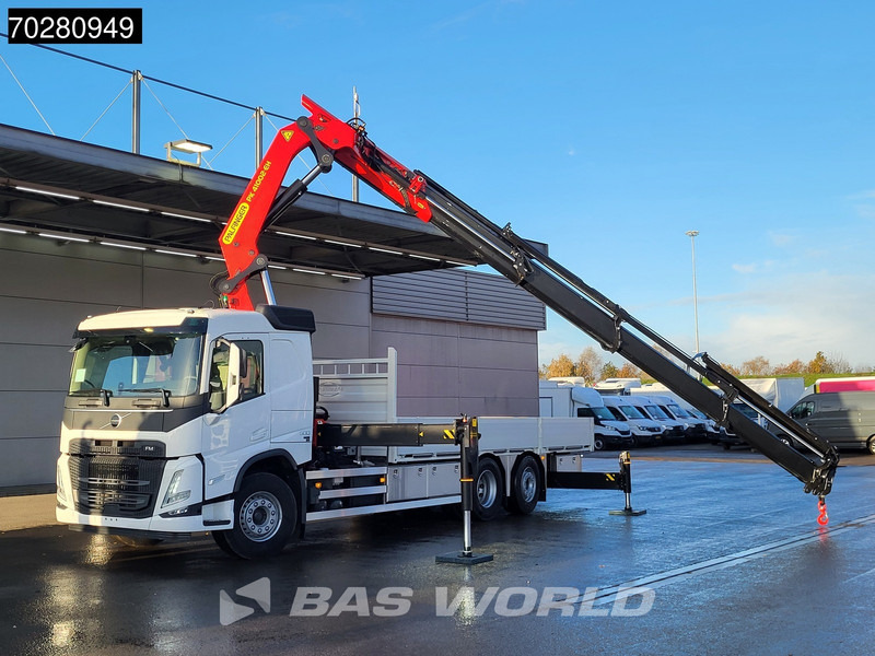 Volvo FM 500 6X2 NEW! Palfinger PK41002 EH-E Kran Crane Lift-steering Axle Euro 6 - משאית צד נופל/ שטוחה, משאית מנוף: תמונה 5 Volvo FM 500 6X2 NEW! Palfinger PK41002 EH-E Kran Crane Lift-steering Axle Euro 6 - משאית צד נופל/ שטוחה, משאית מנוף: תמונה 5