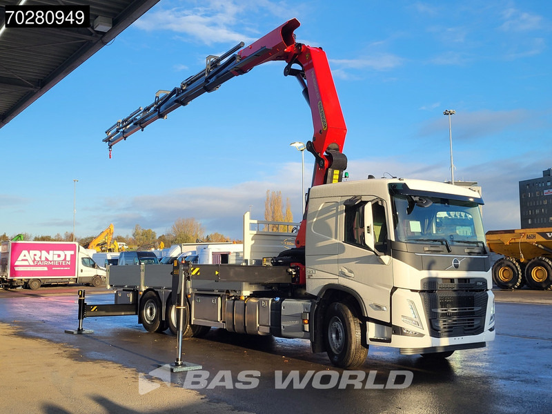 Volvo FM 500 6X2 NEW! Palfinger PK41002 EH-E Kran Crane Lift-steering Axle Euro 6 - משאית צד נופל/ שטוחה, משאית מנוף: תמונה 3 Volvo FM 500 6X2 NEW! Palfinger PK41002 EH-E Kran Crane Lift-steering Axle Euro 6 - משאית צד נופל/ שטוחה, משאית מנוף: תמונה 3