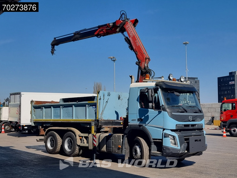 Volvo FMX 420 6X4 Fassi F155A.2.22 Crane 9m3 Big-Axle Automatic Euro 5 - מזהיר, משאית מנוף: תמונה 2 Volvo FMX 420 6X4 Fassi F155A.2.22 Crane 9m3 Big-Axle Automatic Euro 5 - מזהיר, משאית מנוף: תמונה 2
