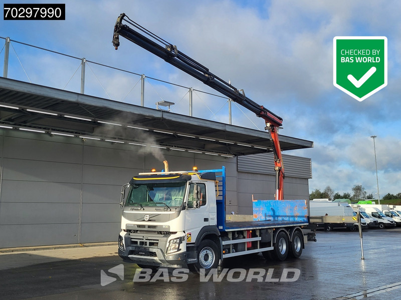 Volvo FMX 450 FMX 6X4 Palfinger PK 18002 EH Crane Manual Euro 6 - משאית צד נופל/ שטוחה, משאית מנוף: תמונה 1 Volvo FMX 450 FMX 6X4 Palfinger PK 18002 EH Crane Manual Euro 6 - משאית צד נופל/ שטוחה, משאית מנוף: תמונה 1