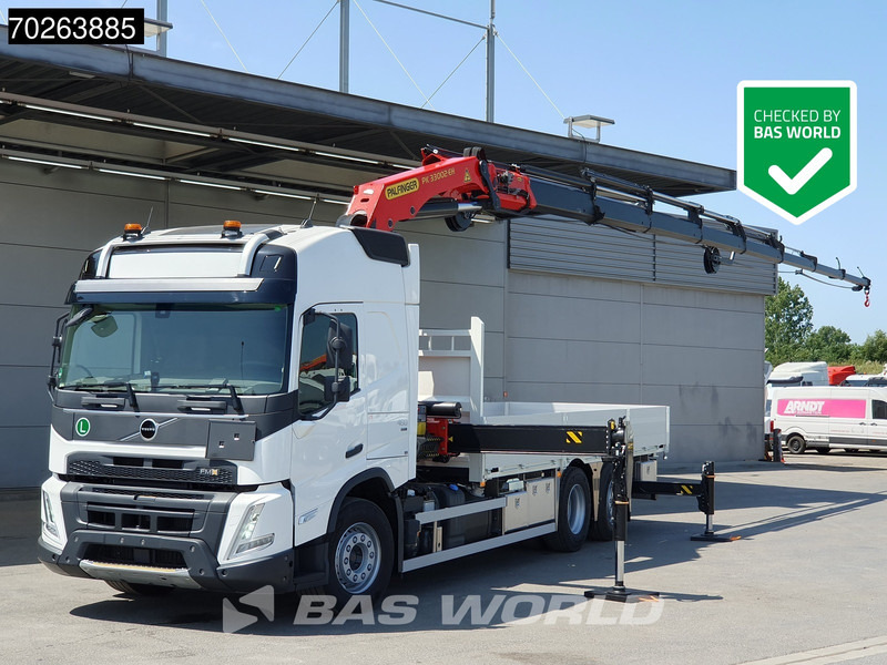 Volvo FMX 460 6X2 Palfinger PK33002 Crane 8 extenstions Lift+Lenkachse ADR VEB+ Euro 6 - משאית צד נופל/ שטוחה, משאית מנוף: תמונה 1 Volvo FMX 460 6X2 Palfinger PK33002 Crane 8 extenstions Lift+Lenkachse ADR VEB+ Euro 6 - משאית צד נופל/ שטוחה, משאית מנוף: תמונה 1
