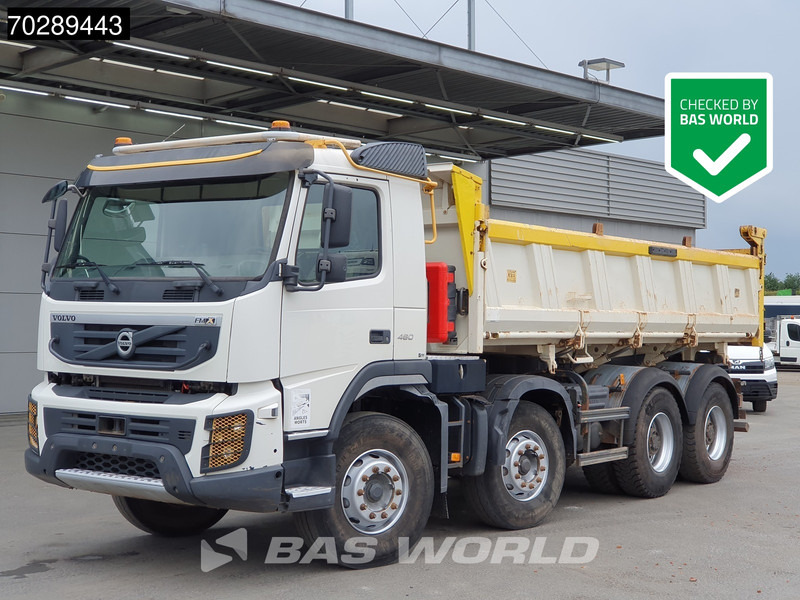 Volvo FMX 460 8X4 12m3 Meiller Tipper Big-Axle Automatic Euro 5 - מזהיר: תמונה 1 Volvo FMX 460 8X4 12m3 Meiller Tipper Big-Axle Automatic Euro 5 - מזהיר: תמונה 1