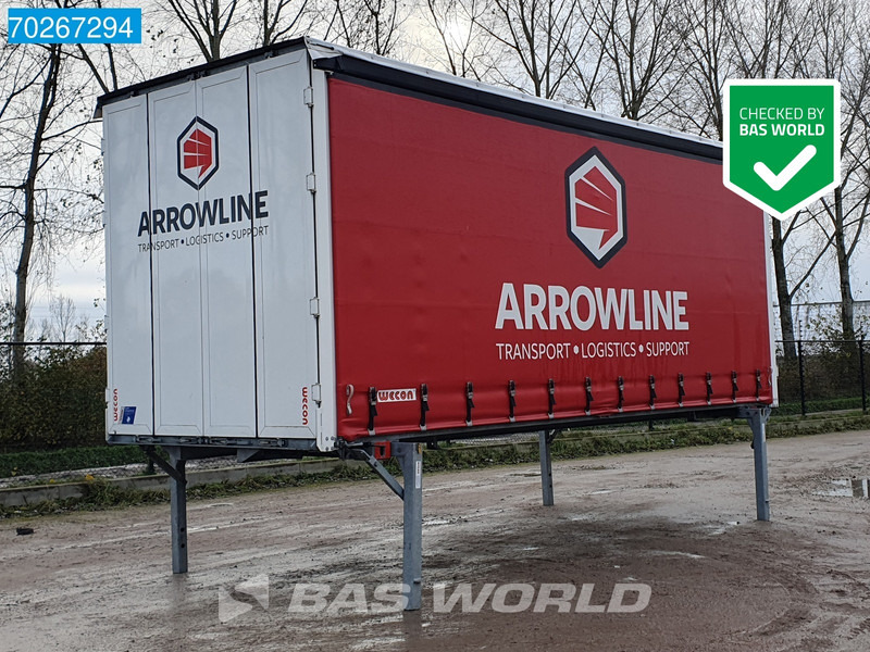 Wecon WPR 715 SG 6X2 Durchladesysteem 20FT / BDF / Wecon - גוף החלפה עם וילונות צד: תמונה 1 Wecon WPR 715 SG 6X2 Durchladesysteem 20FT / BDF / Wecon - גוף החלפה עם וילונות צד: תמונה 1