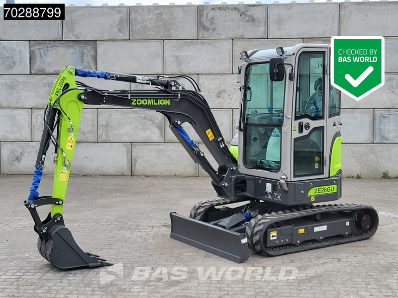 Zoomlion ZE26 GU CE CERTIFIED - מיני מחפר: תמונה 1 Zoomlion ZE26 GU CE CERTIFIED - מיני מחפר: תמונה 1