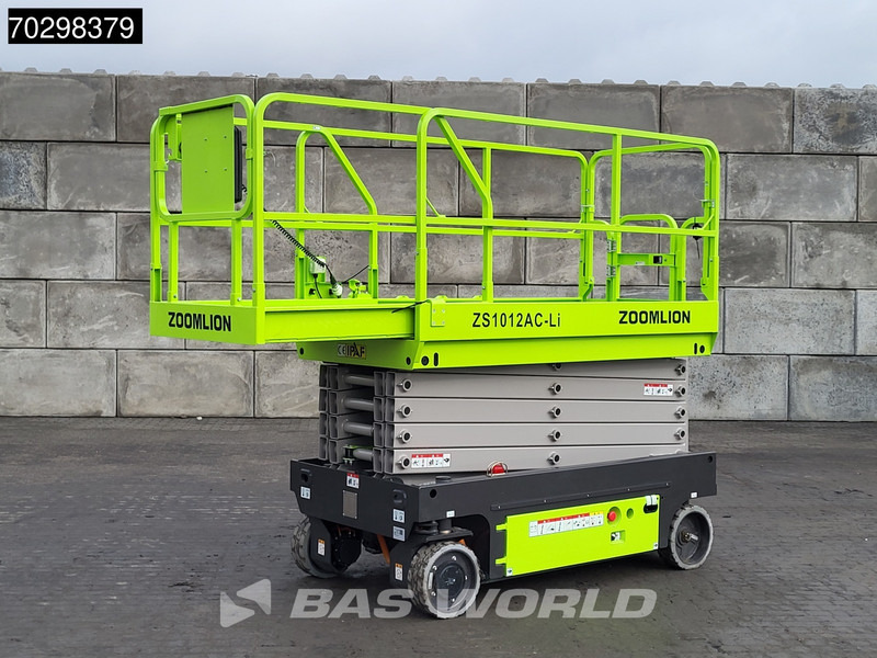 Zoomlion ZS1012AC-Li 10 M – Factory Warranty – CE-Certified - מכונת בנייה: תמונה 2 Zoomlion ZS1012AC-Li 10 M – Factory Warranty – CE-Certified - מכונת בנייה: תמונה 2