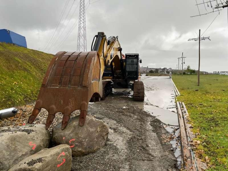מחפר סורק Caterpillar 349E LME: תמונה 10