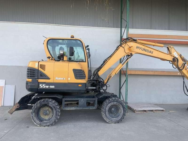 Hyundai R55W-9A - מחפר גלגלים: תמונה 1 Hyundai R55W-9A - מחפר גלגלים: תמונה 1