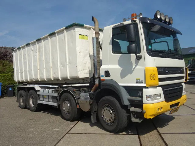 DAF CF 410 8X4 NCH CONTAINER SYSTEEM 32 TON 90 graden silo containers,25 CUB CONTAINER - משאית מערכת כבלים: תמונה 2 DAF CF 410 8X4 NCH CONTAINER SYSTEEM 32 TON 90 graden silo containers,25 CUB CONTAINER - משאית מערכת כבלים: תמונה 2